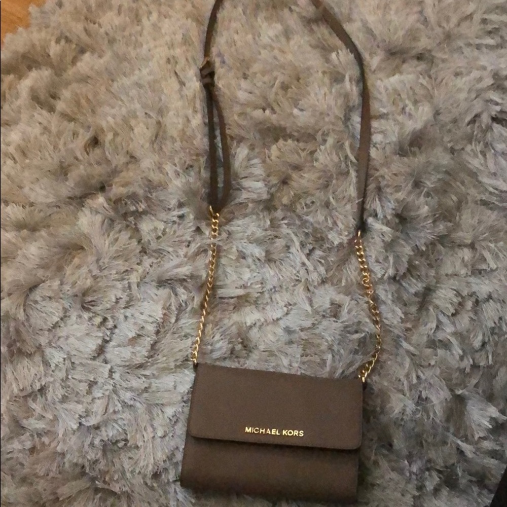 New Michael Kors Leather Crossbody